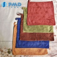 Khăn lau bếp kính xe chén đĩa Microfiber 25x25cm đa năng cho mọi vật dụng siêu mềm thấm nước không sổ lông